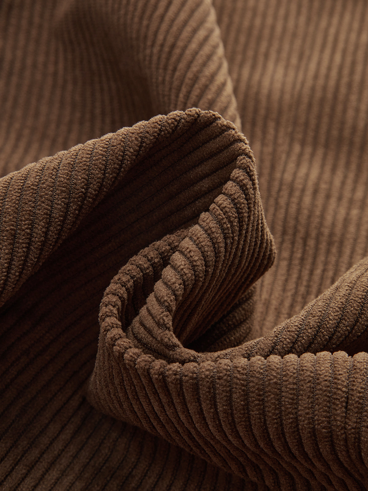 Corduroy V-neck Buttoned Vest